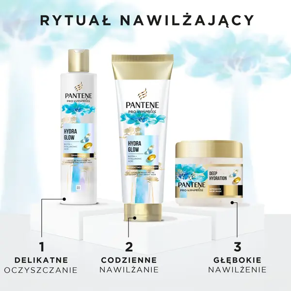 Кондиционер с биотином для сухих и поврежденных волос, 160 мл Pantene Pro v miracles hydra glow — фото 4