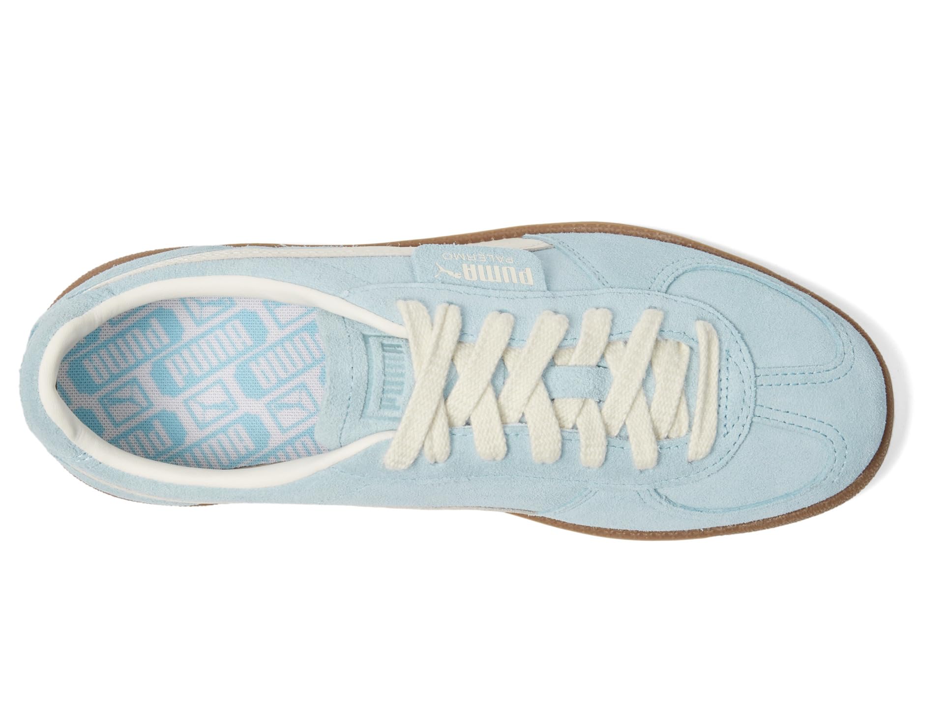Кроссовки PUMA Palermo Shoes, Turquoise Surf/Pristine/Gum — фото 2
