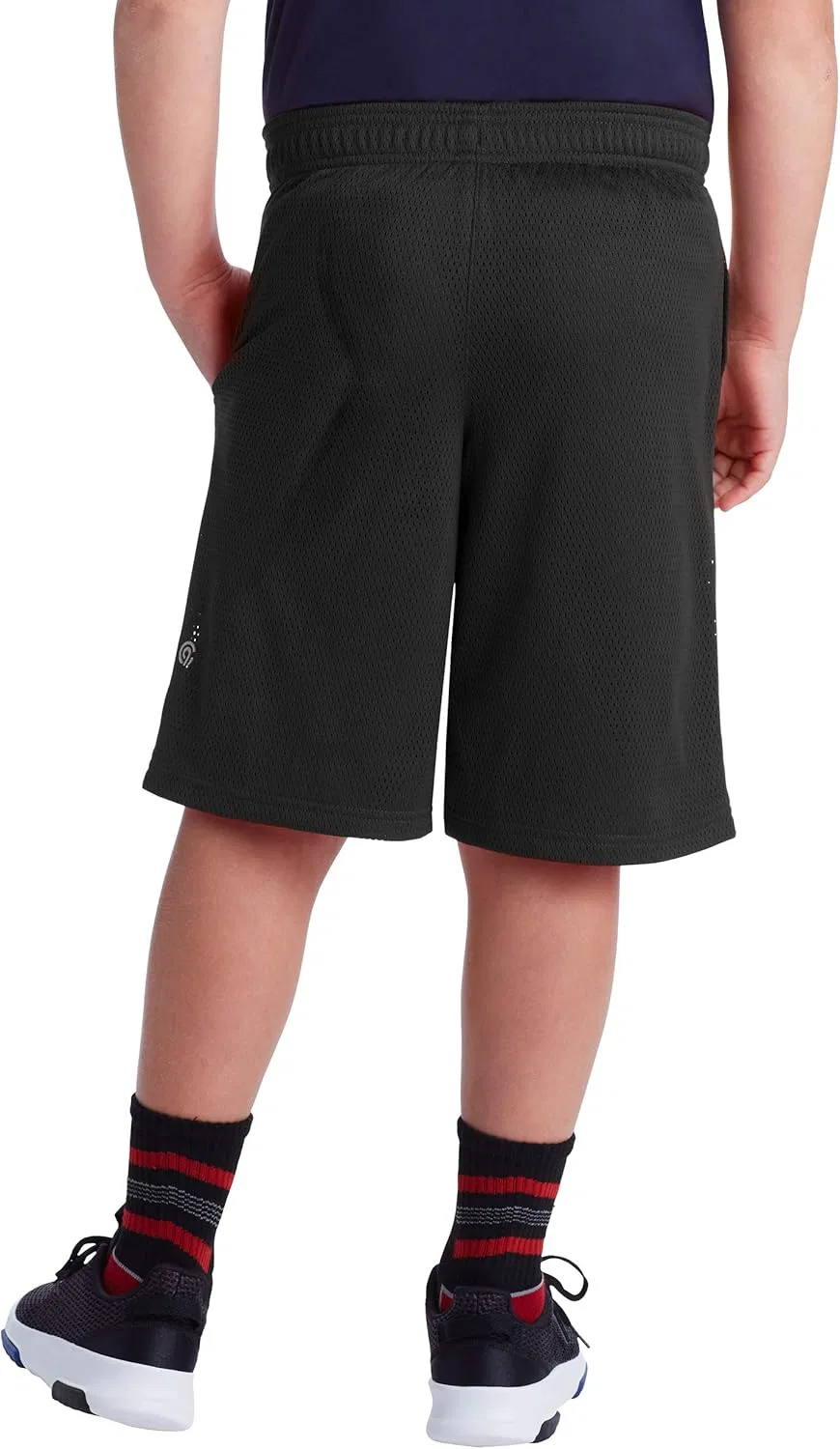 Детские шорты C9 Champion Boys C9 Core Mesh Shorts - длина внутреннего шва 9 дюймов, Ebony — фото 2