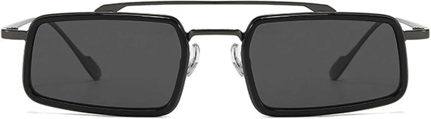 

Солнцезащитные очки Helena прямоугольной формы для женщин, винтажные, с узкой металлической оправой, модные квадратные солнцезащитные очки для мужчин, классические очки для вождения, C4