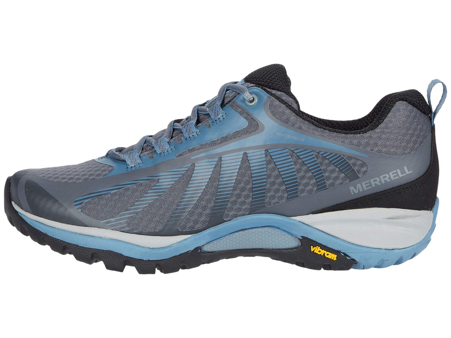 

Треккинговые кроссовки Merrell Siren Edge 3 Waterproof, синий/серый
