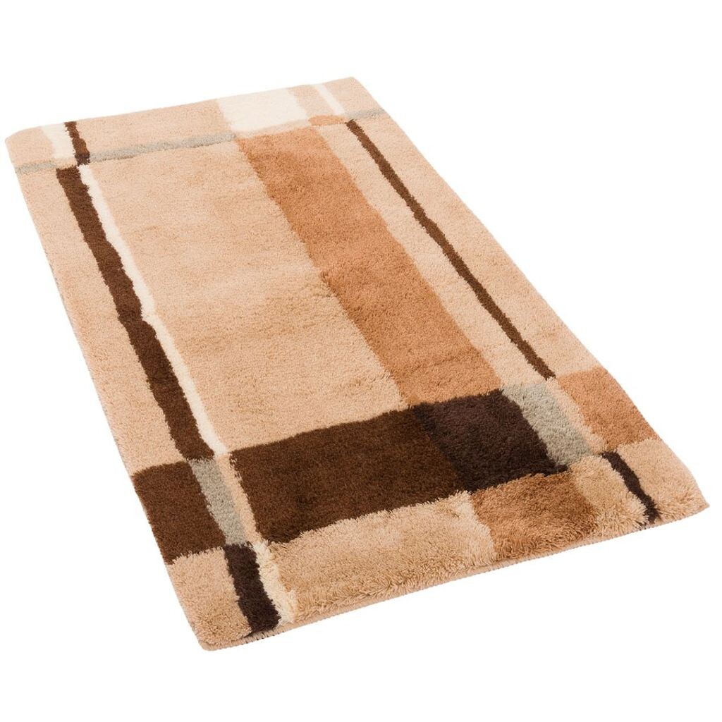 

Коврик для ванной Pacific Bonaire карамельная кайма, размер: 55x55 см коврик для унитаза с вырезом, бежевый