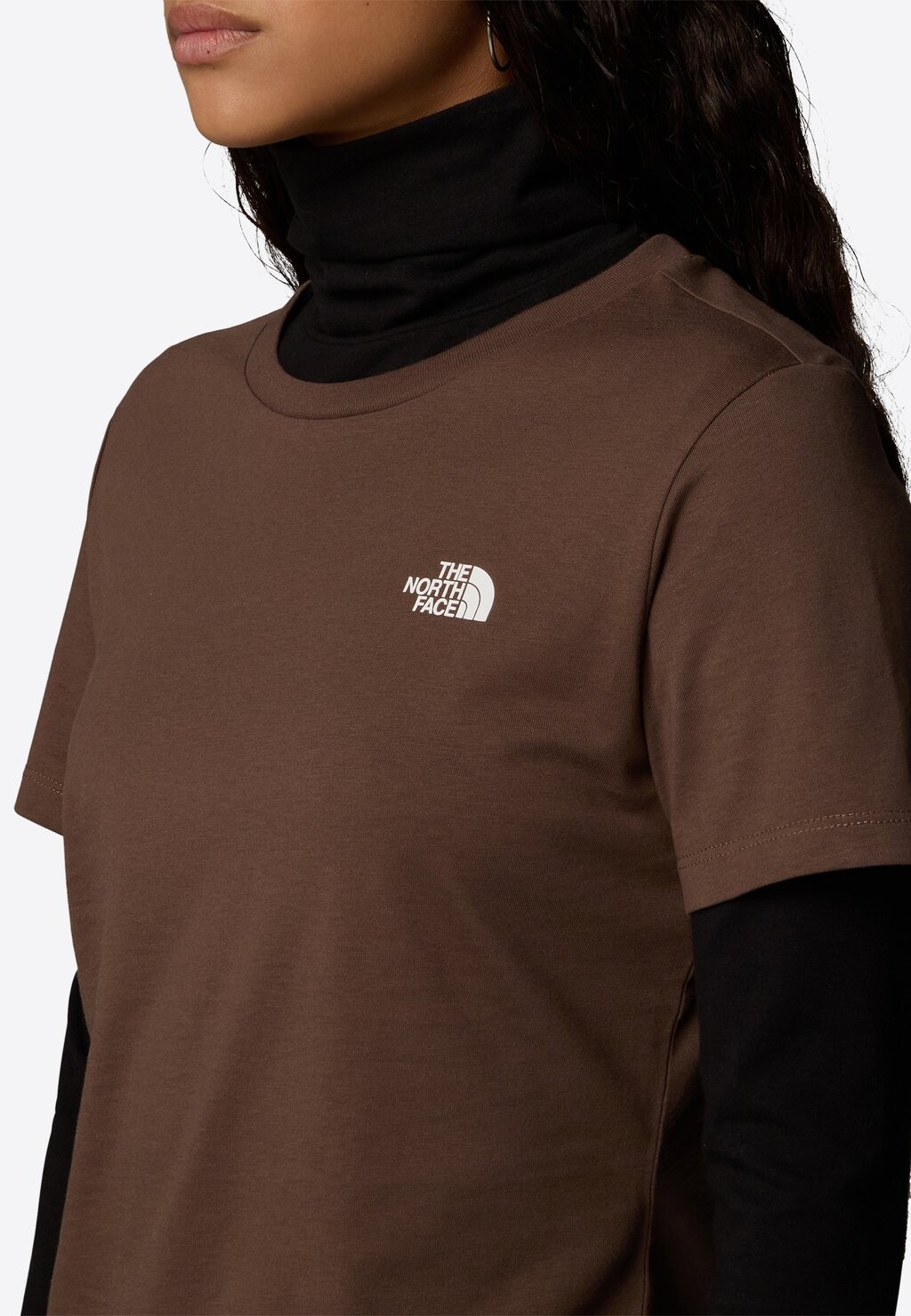 

Базовая футболка SIMPLE DOME The North Face, темно-коричневый