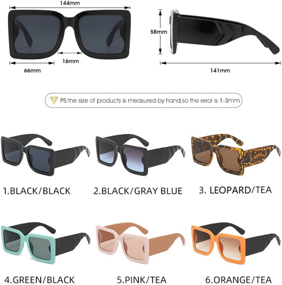 

Большие солнцезащитные очки в винтажном стиле для женщин, модные солнцезащитные очки черного цвета, защита от УФ-излучения UV400, для мужчин и женщин LVTFCO, Green