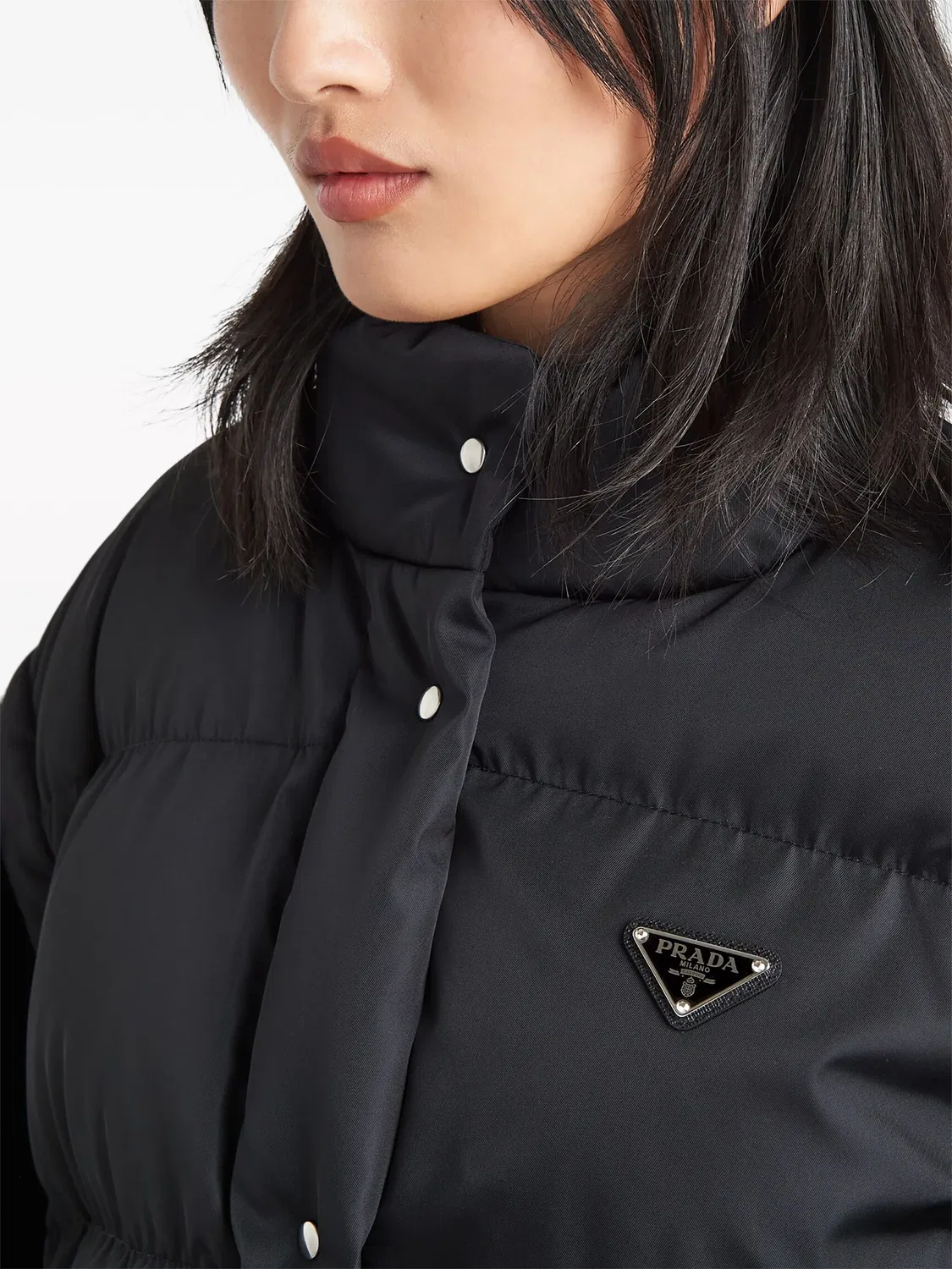 Даун-куртка Re-Nylon Prada, черный — фото 4