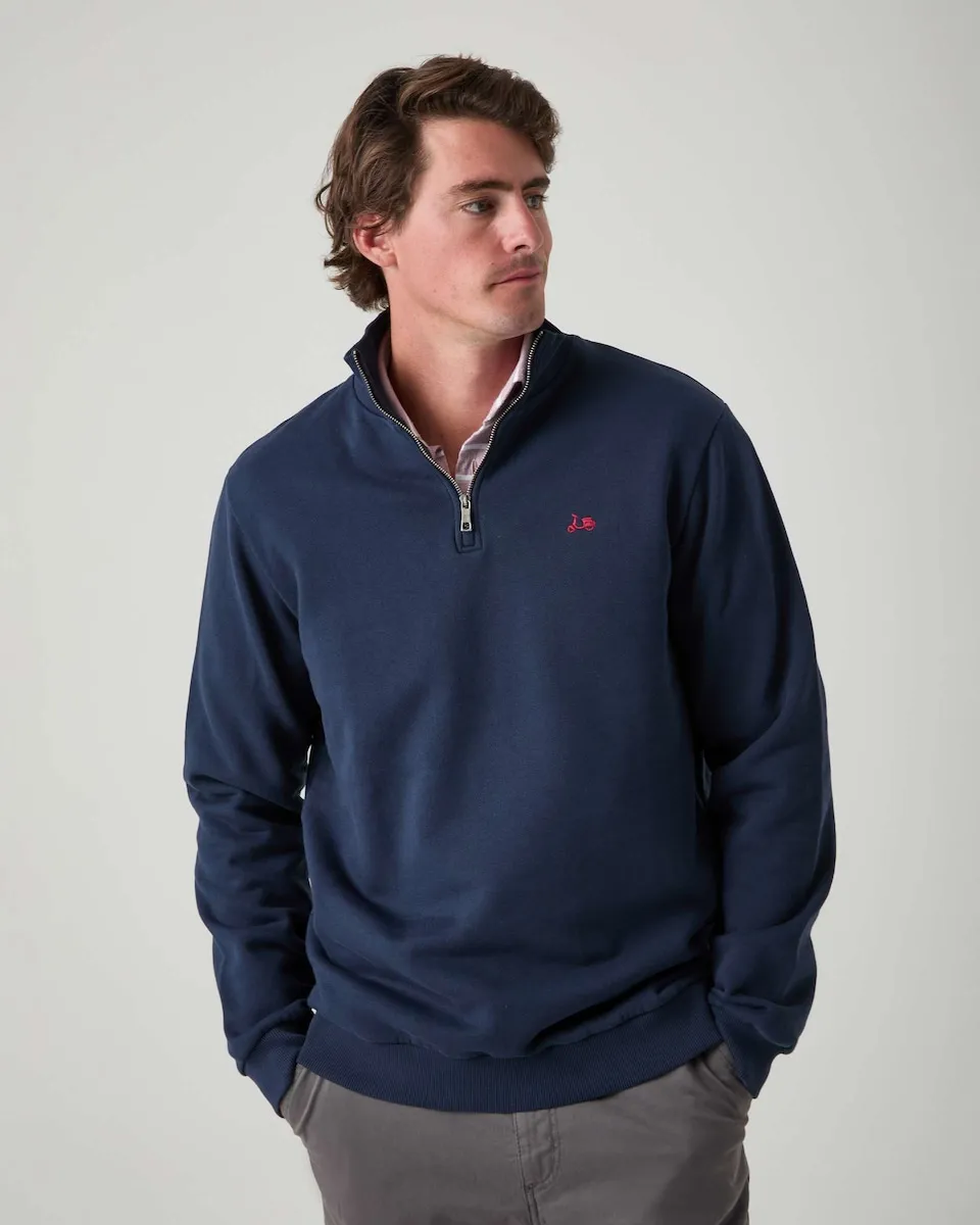 

Мужская толстовка на молнии Scotta 1985, темно-синий