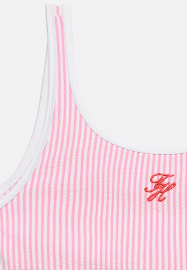 Купальник комплект из бикини и топа с логотипом Tommy Hilfiger light pink, светло-розовый — фото 3