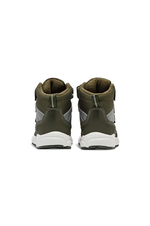 Детские ботинки для девочек на шнуровке Hummel, Khaki — фото 4