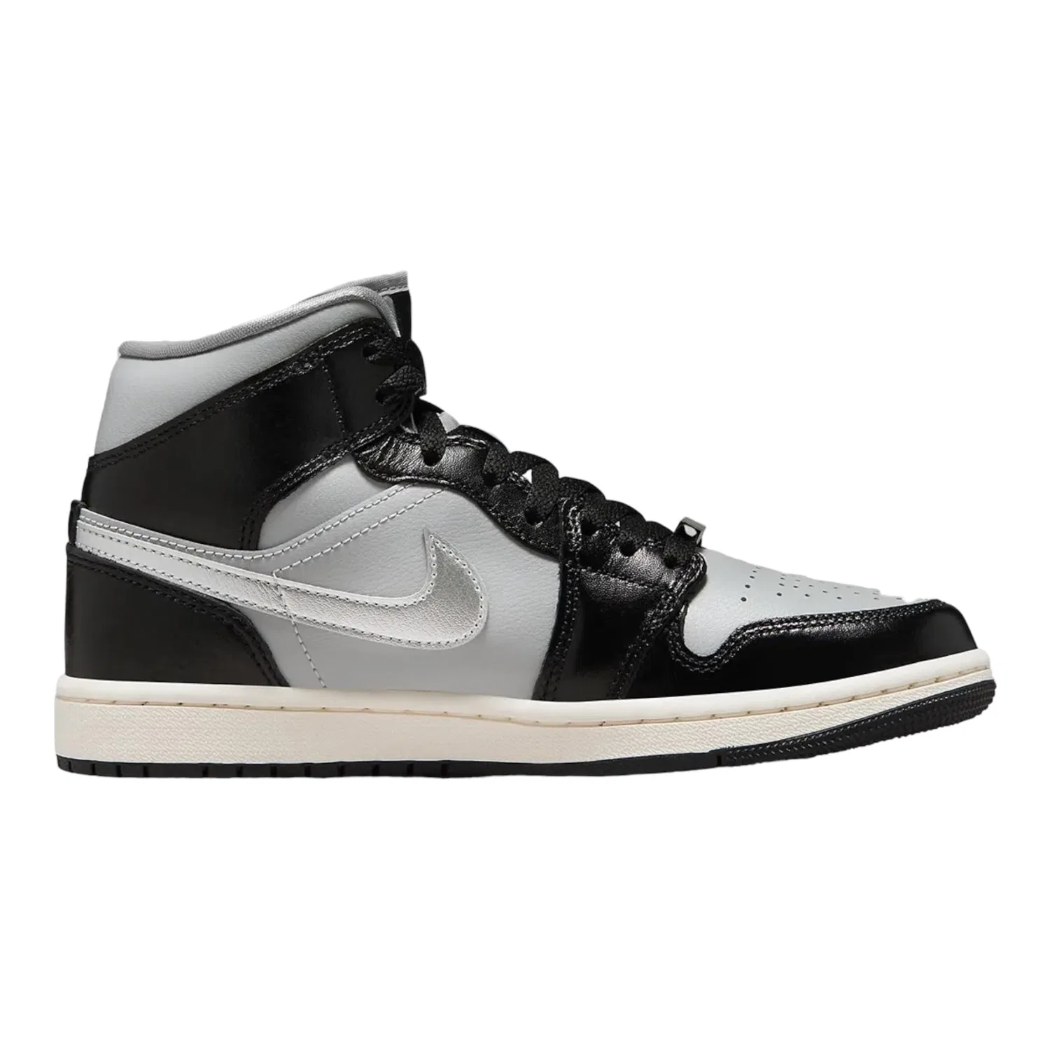 Мужская футболка хлопковая NIKE Sportswear Club NIKE, Black Light Grey Sail Metallic Silver — фото 2