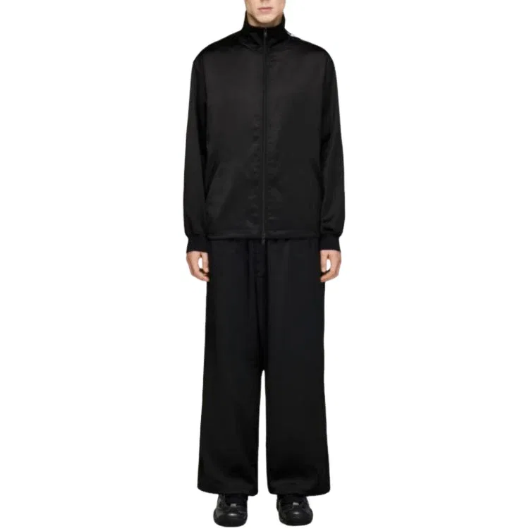 Мужская куртка Y-3 Satin Gradient 3-Stripes Track Top Asia Sizing 'Black' adidas, черный — фото 3