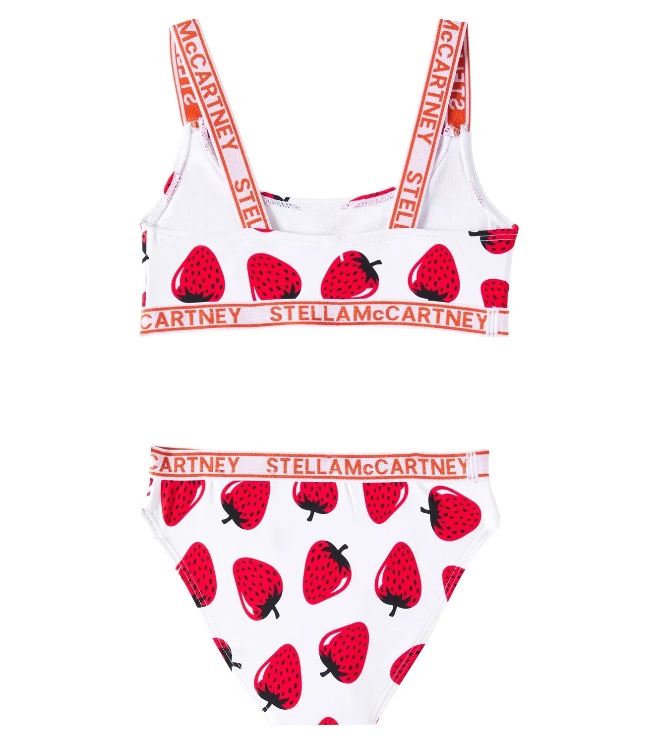 Комплект бикини с принтом Stella Mccartney Kids, Ivory Colorful — фото 3