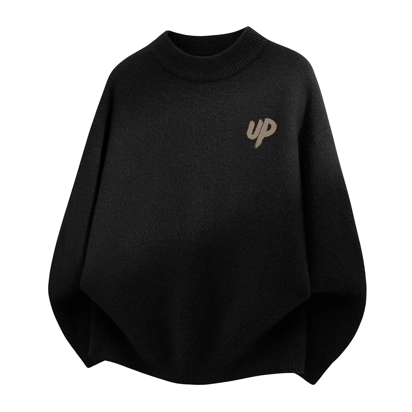 Детский свитер оверсайз Sheep Cashmere All-in-One Cashmere MINISO, Burgundy (B Up Chest Logo) — фото 3