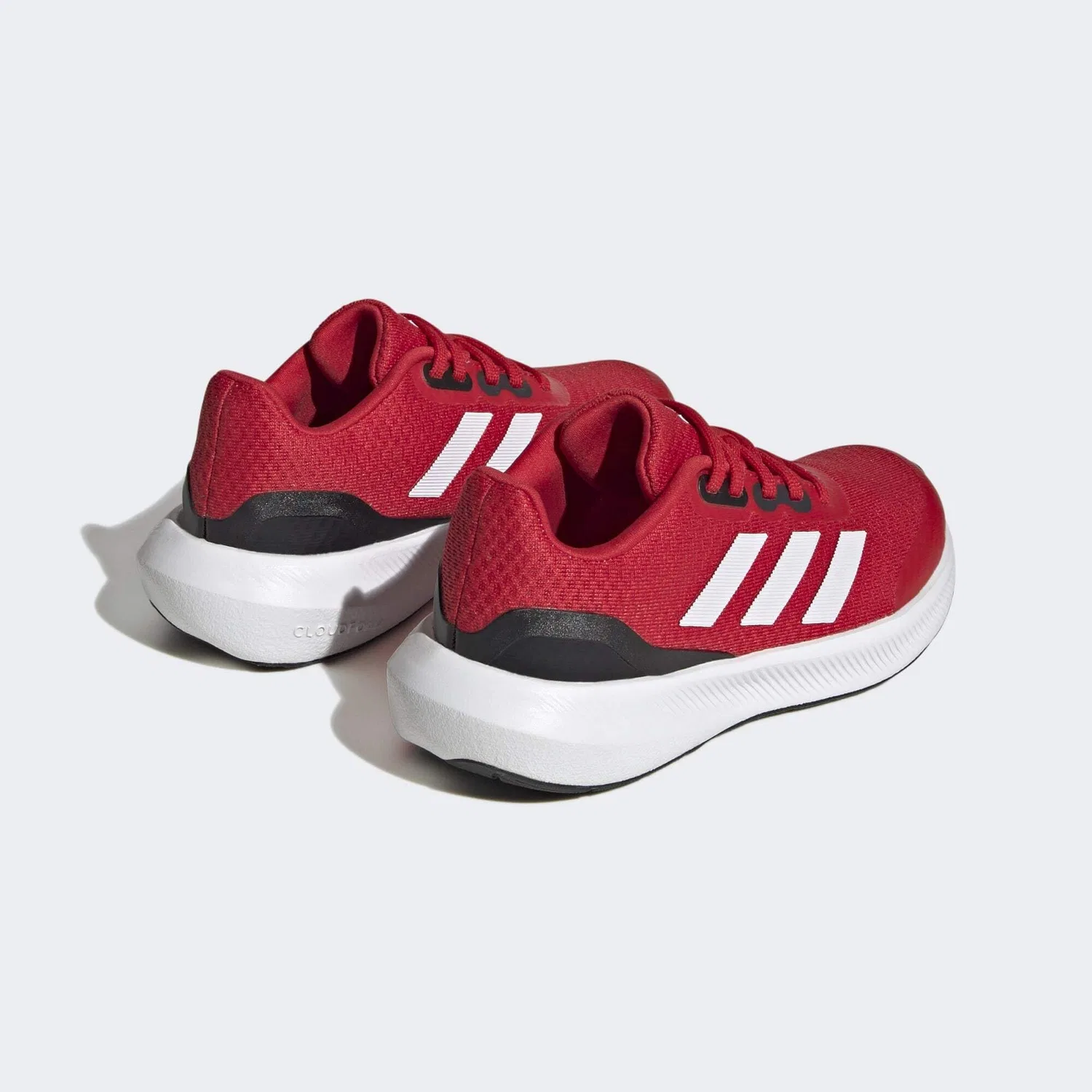 Детские кроссовки для мальчиков с легкой конструкцией Runfalcon 3.0k Adidas, Better Scarlet Ftwr White Core Black — фото 4
