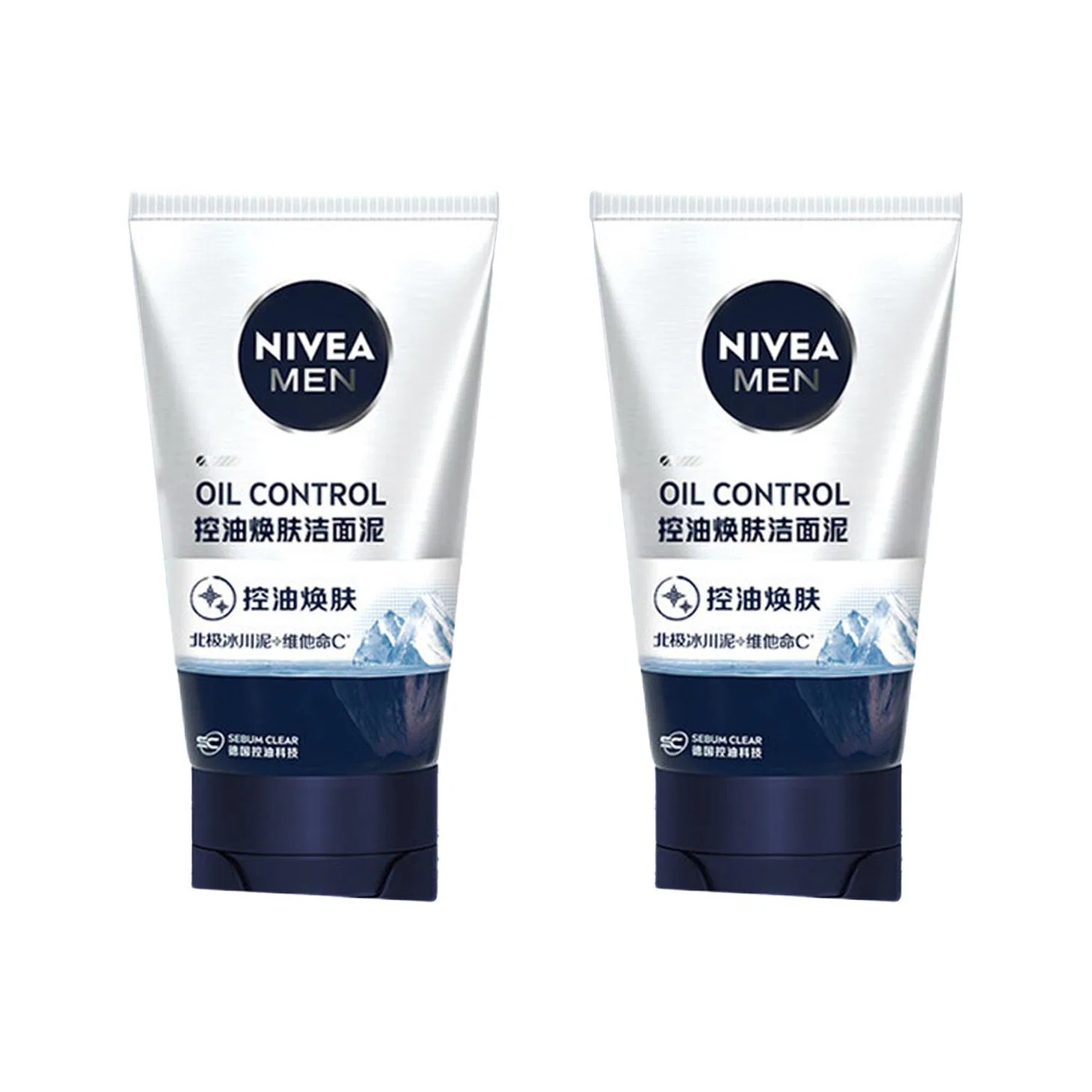 Мужской очищающий гель для лица с углем, 100 г, NIVEA, Black
