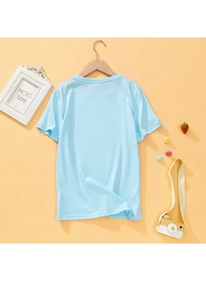 Футболка хлопковая для мальчиков Jeanswest, темно-синий — фото 3
