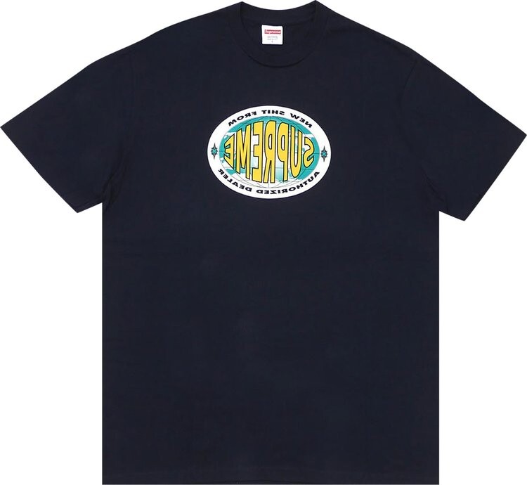 

Футболка Supreme New Shit Tee 'Navy', синий