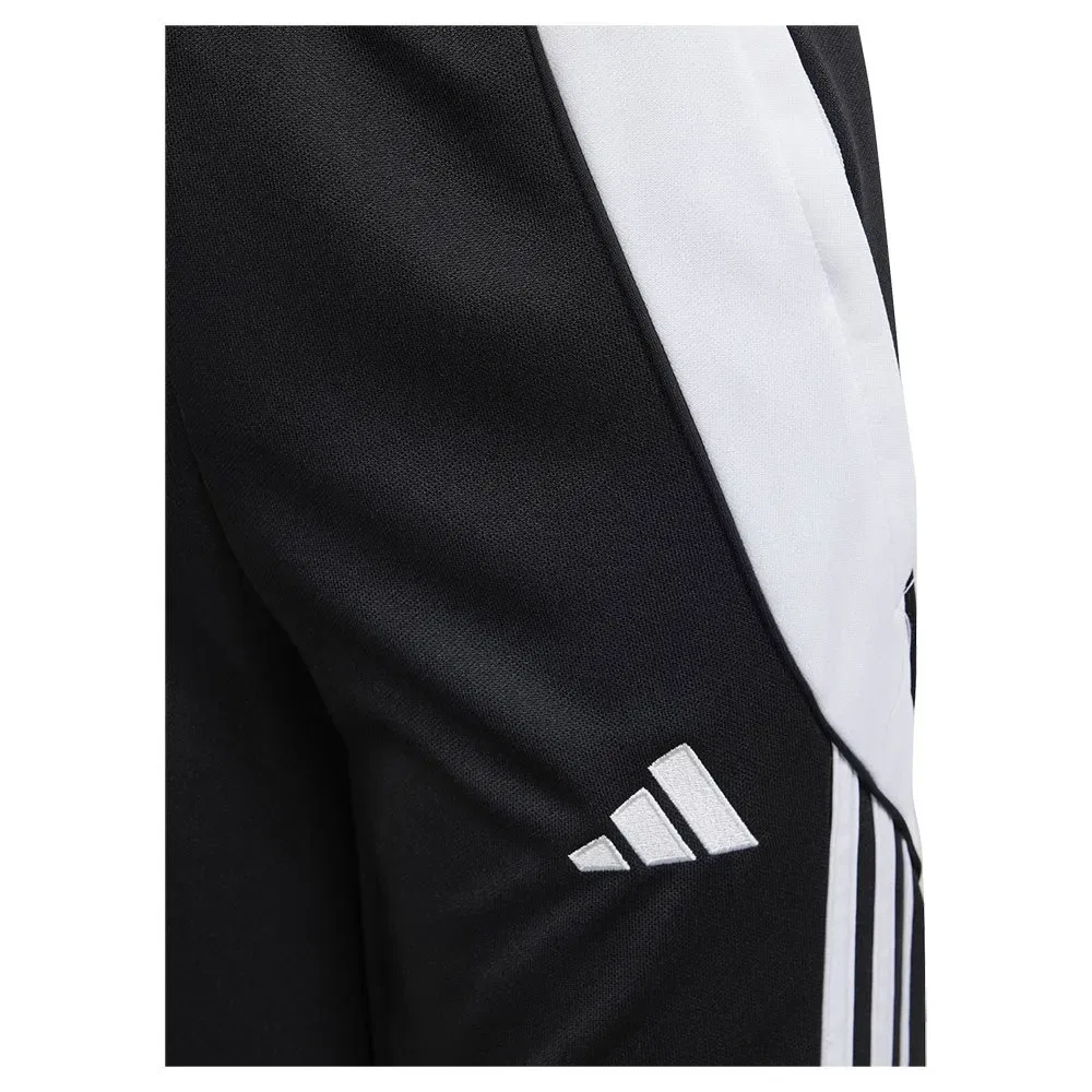 Детские спортивные брюки с зауженным кроем Tiro24 Slim Adidas, Black — фото 4