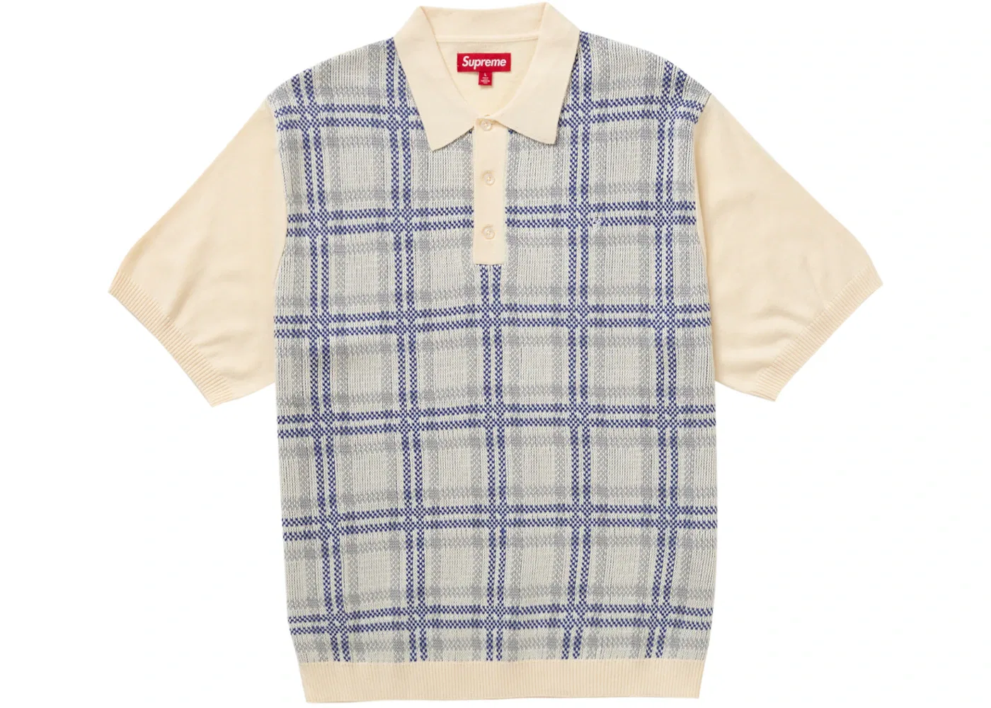 Мужское поло с принтом Supreme Polo, White