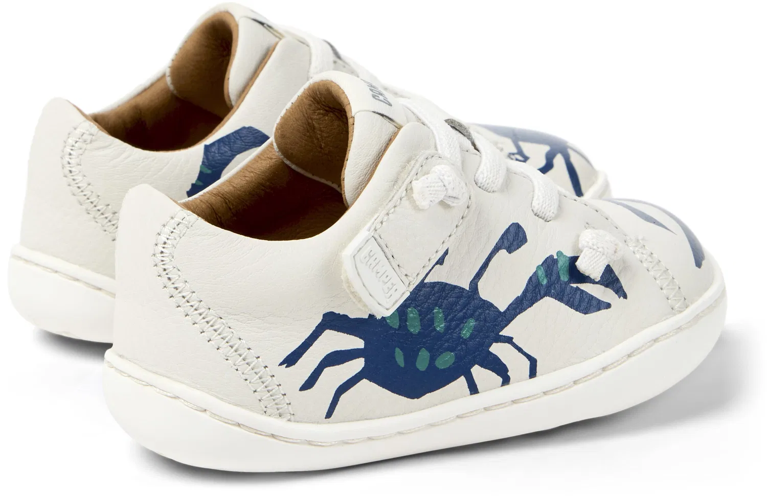 Детские кроссовки Camper First-Step Peu белого цвета — фото 4