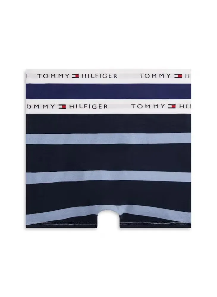 Трусы-боксеры с принтом комплект 2 шт. Tommy Hilfiger, синий — фото 2