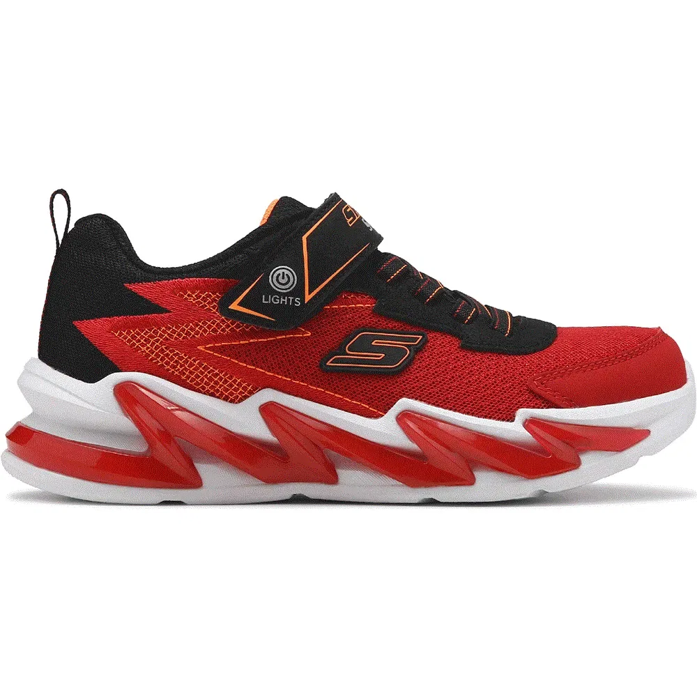 Детские кроссовки с подсветкой Light Surge Skechers, Red/Black — фото 2