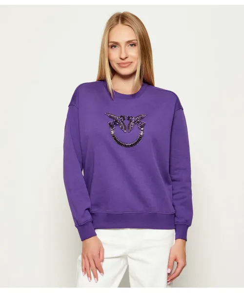 

Толстовка Нелли Regular fit Pinko, фиолетовый