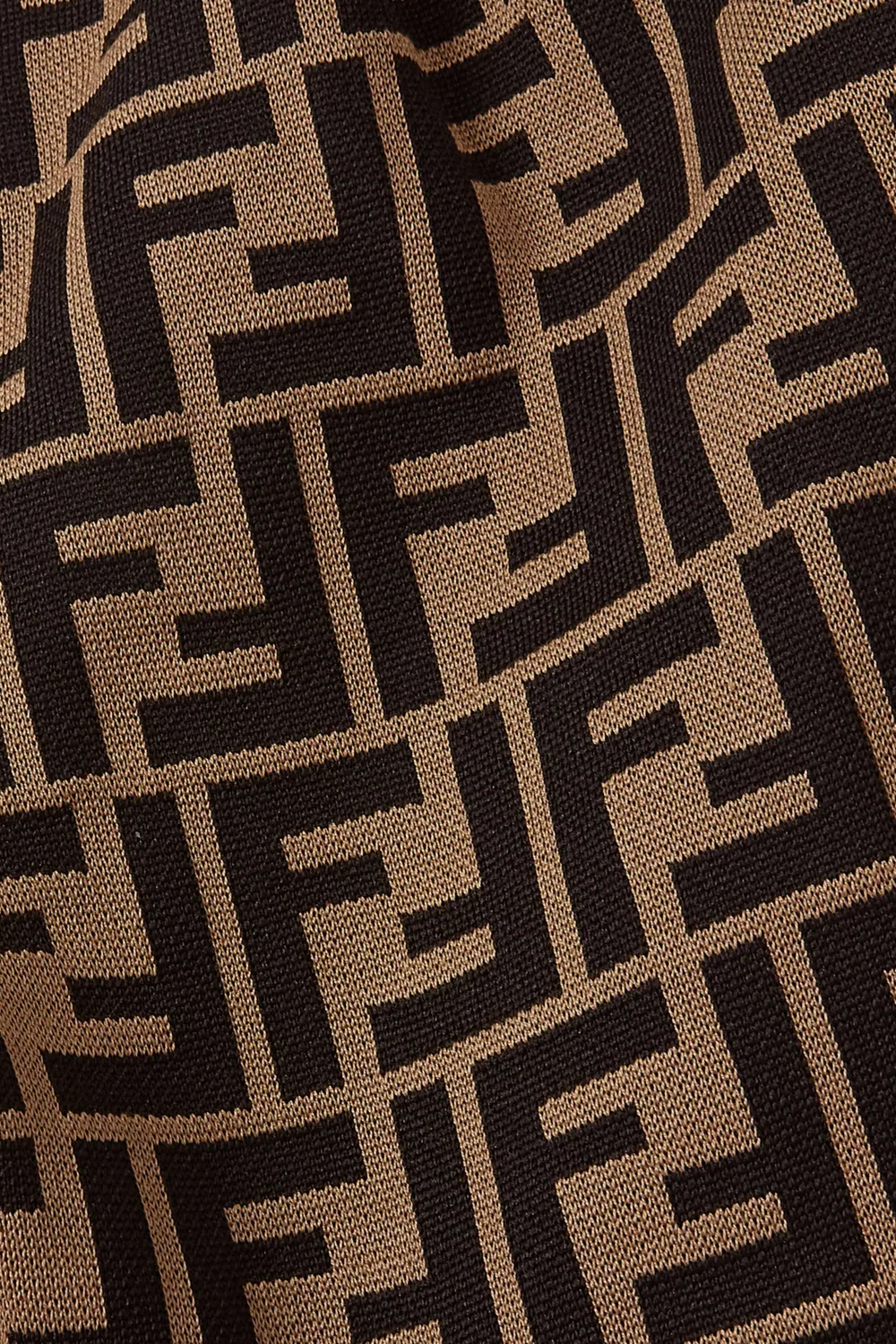 Шорты хлопковые с логотипом FF, Fendi — фото 4