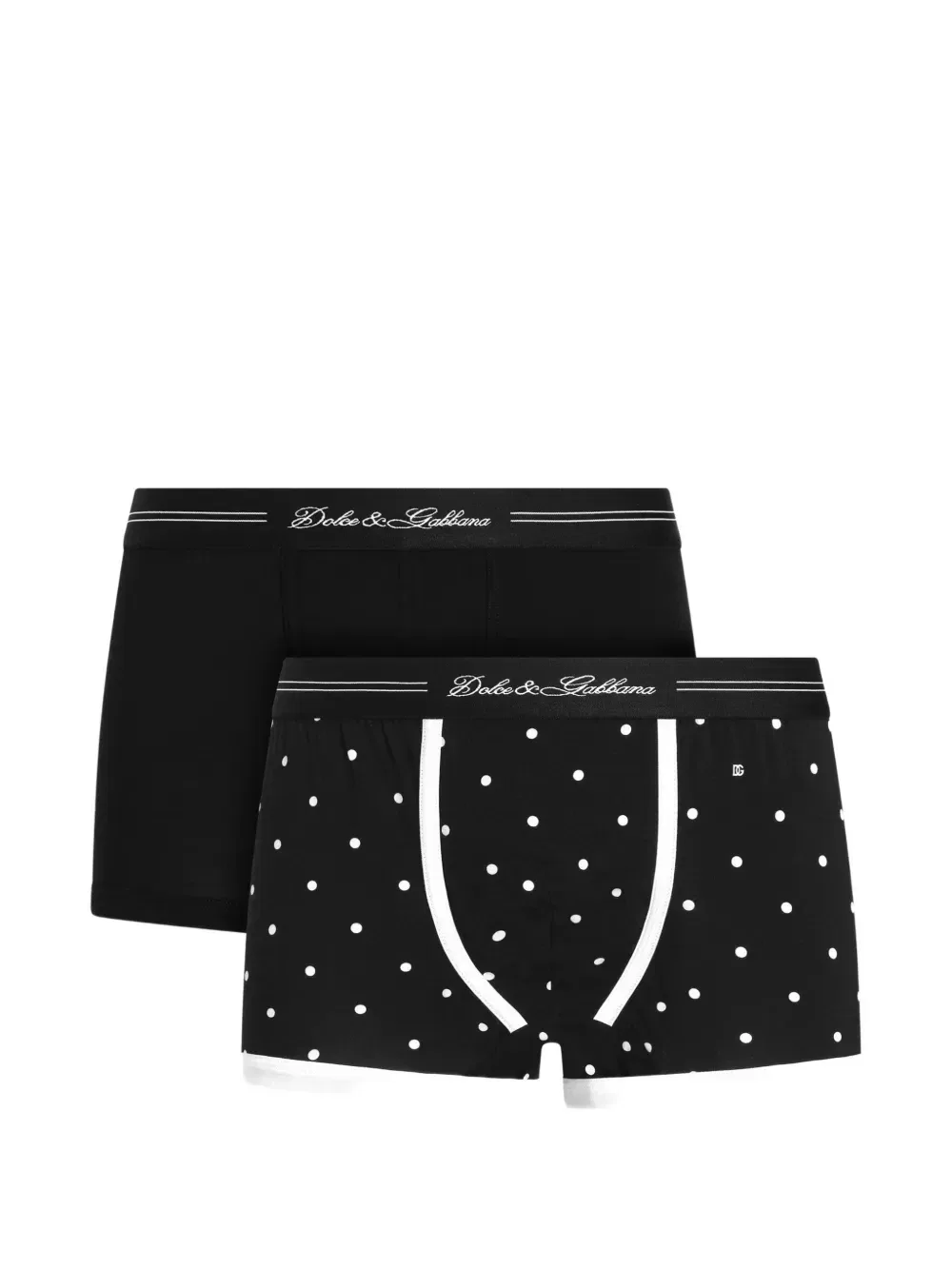 Комплект из двух боксеров Dolce & Gabbana, черный