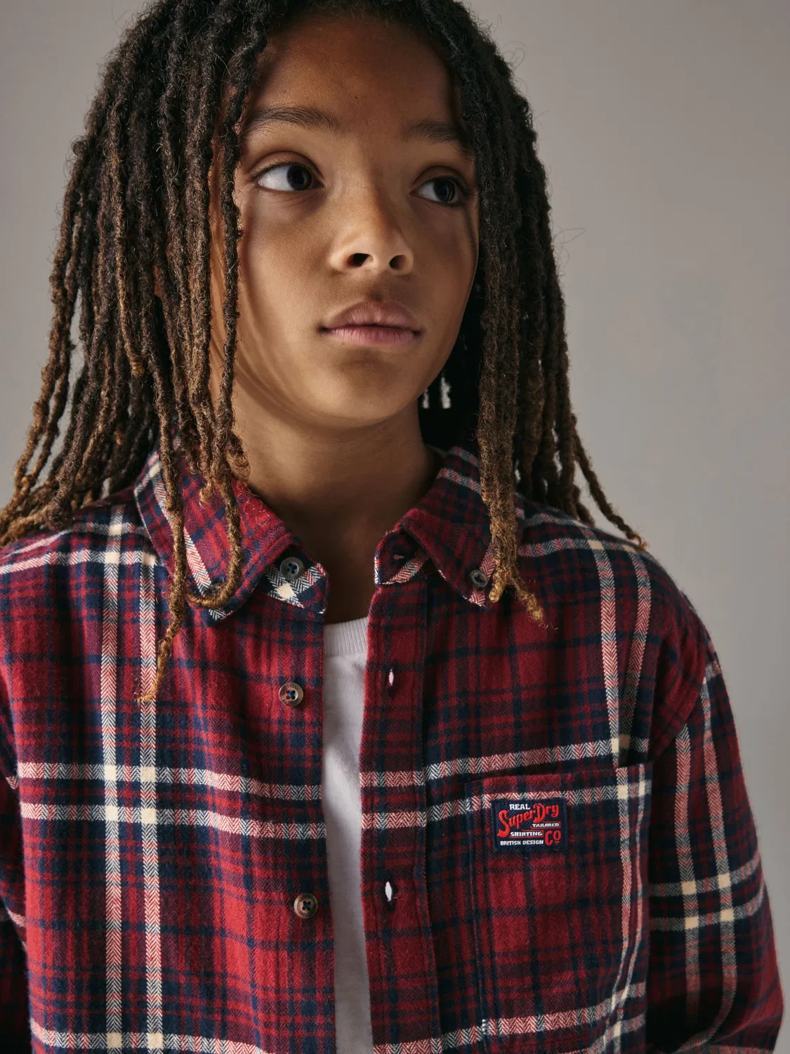 Рубашка в клетку Superdry Red — фото 4