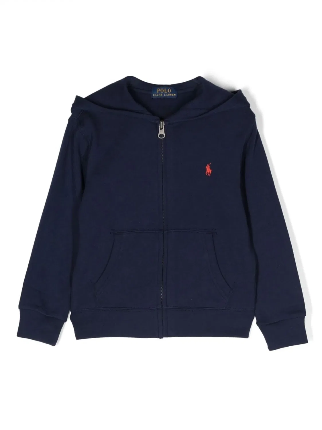 Худи с логотипом на молнии Polo Ralph Lauren, синий