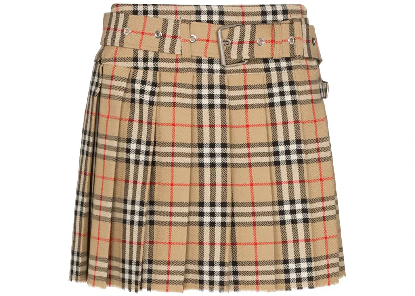 Женская юбка из шерсти Kilt Skirt Burberry, Vintage Check