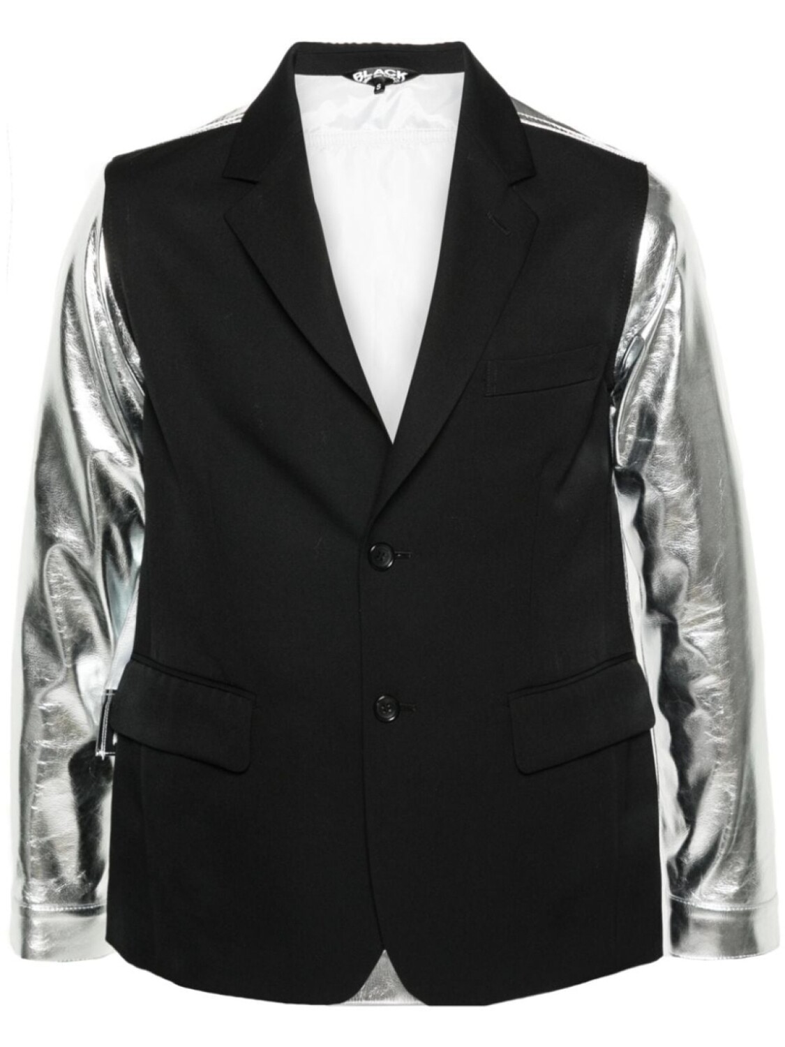 

Black Comme Des Garçons пиджак в технике пэчворк, черный