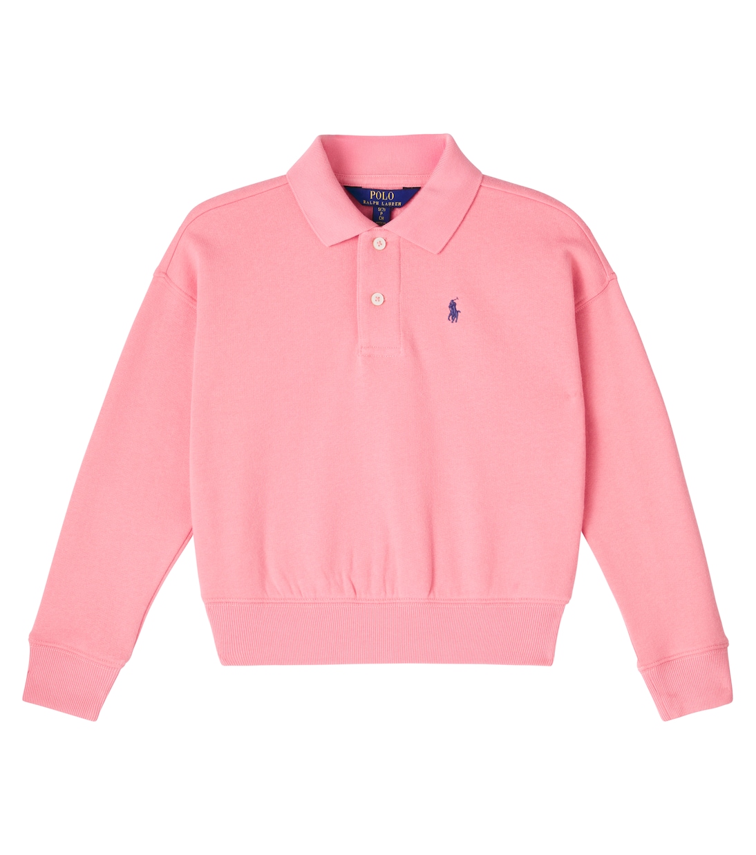 

Поларка из флиса с хлопком Polo Ralph Lauren Kids, Faded Peony
