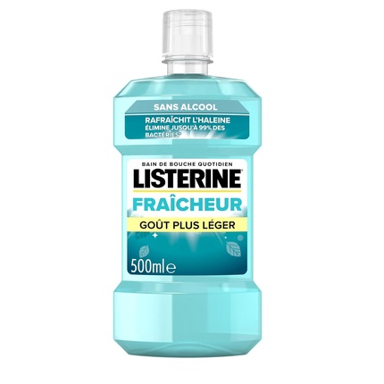 

Освежающий ополаскиватель для полости рта без спирта 500 мл Listerine
