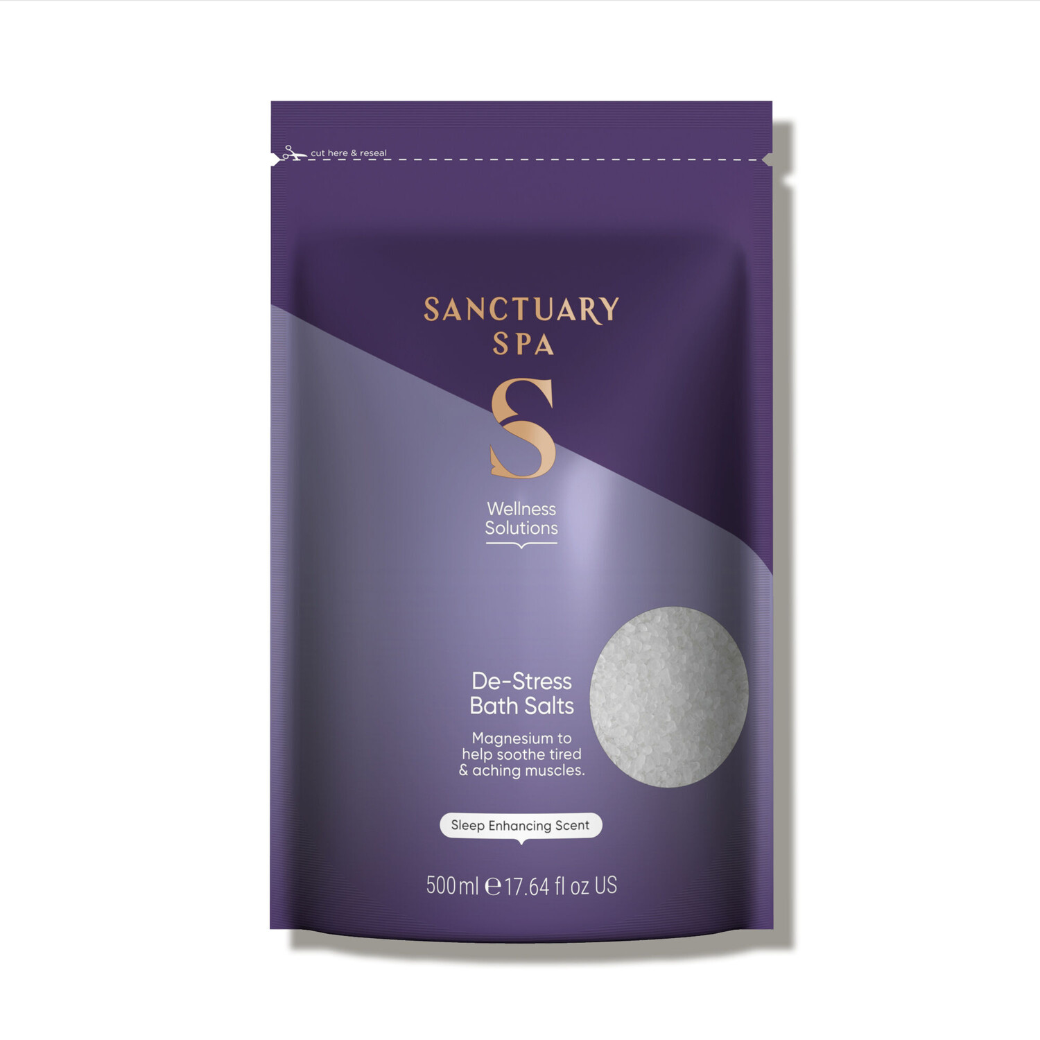 

Sanctuary Spa Wellness Solutions De-Stress соль для ванн, 500 г