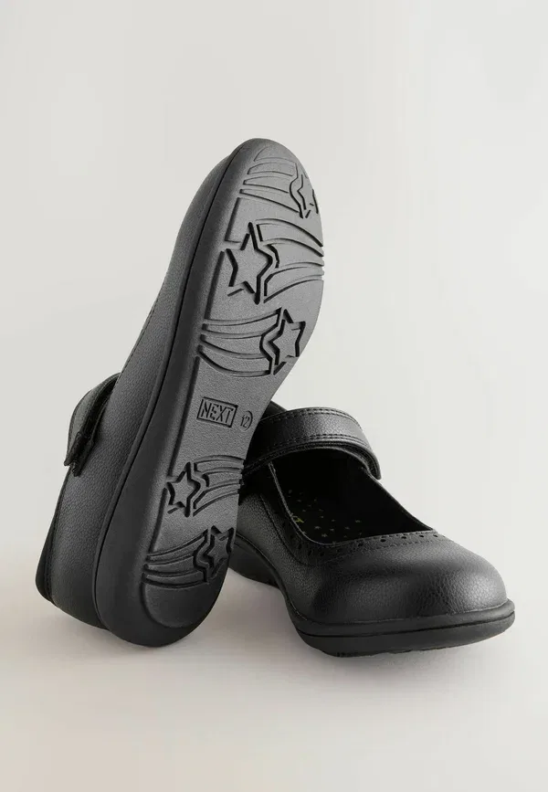 Туфли на плоском ходу с вырезами Next black matt, черный — фото 3