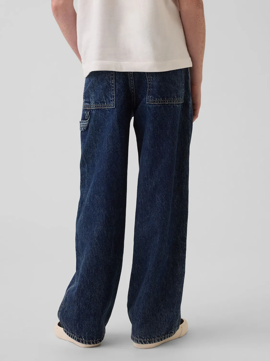 Джинсы карго мешковатые Gap Dark Wash, темная стирка — фото 2