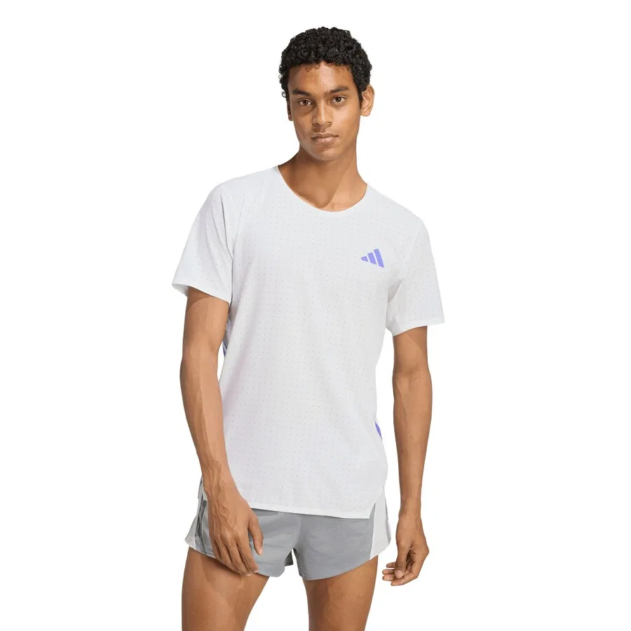 Спортивная футболка ADIDAS PERFORMANCE Performance Shirt 'ADIZERO' белого цвета — фото 2
