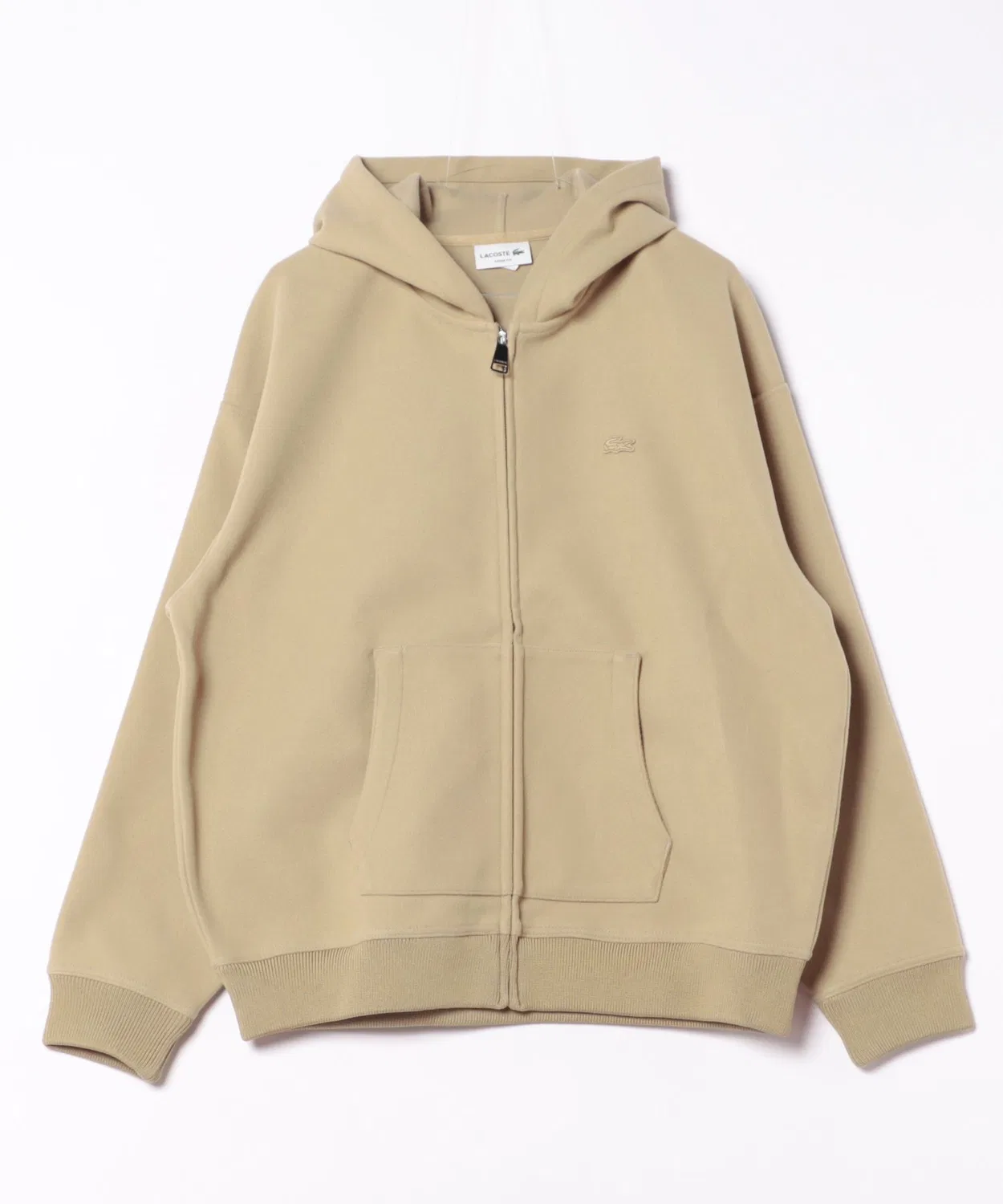 Мужской худи с длинным рукавом молнией LACOSTE SH4106, Light Brown