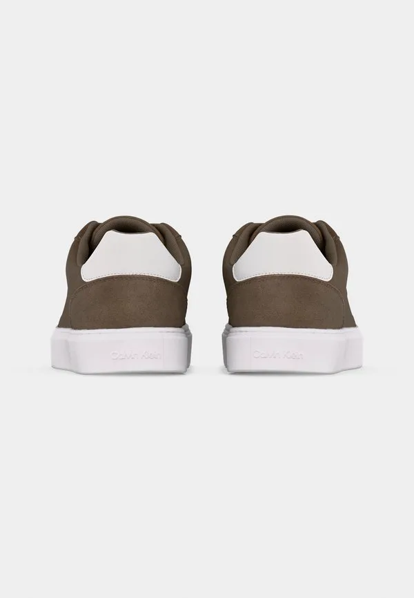 Классические кроссовки на шнуровке с чашеобразной подошвой Calvin Klein Jeans, Desert Taupe/Bright White — фото 4