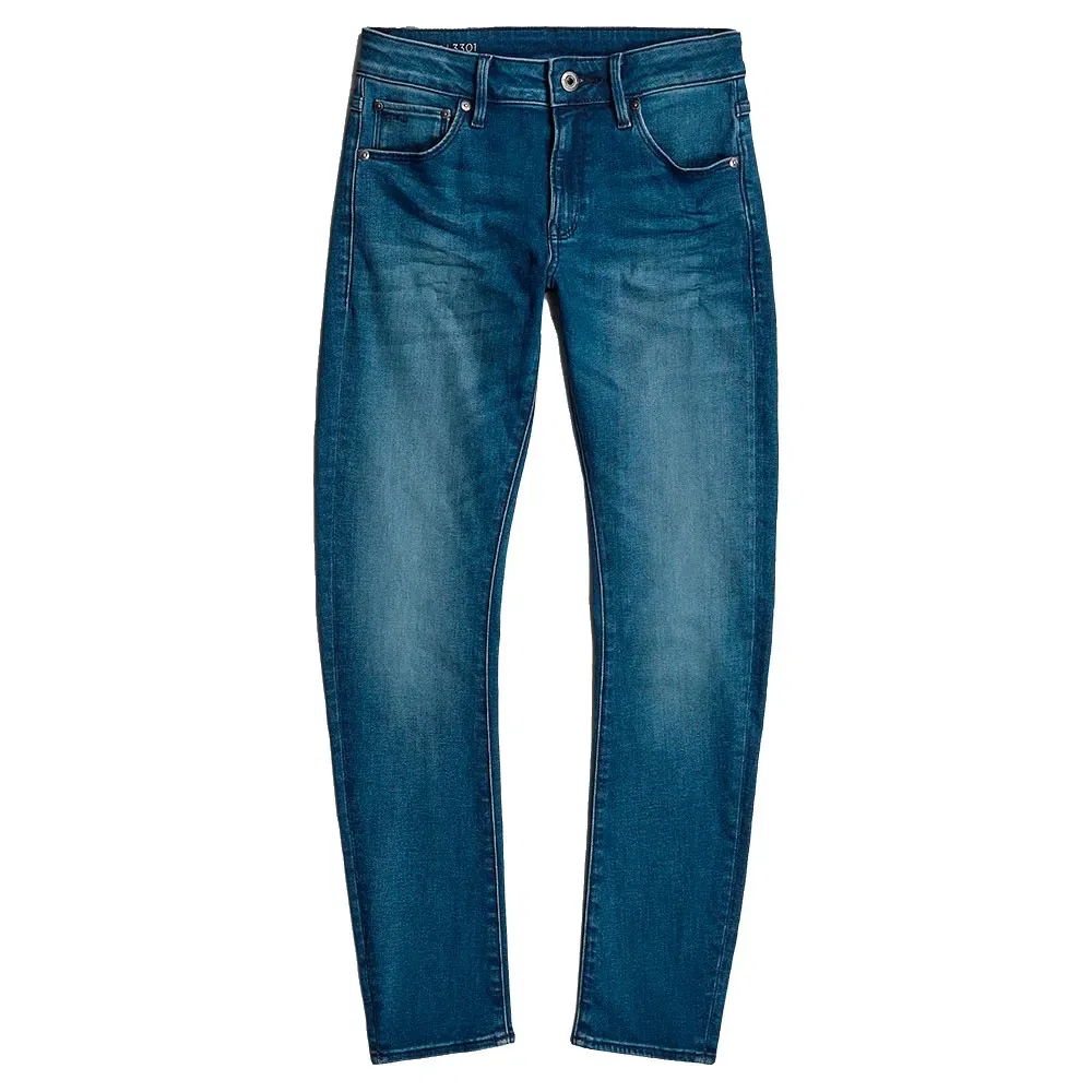 Джинсы 3301 Skinny Fit G-Star, синий — фото 3