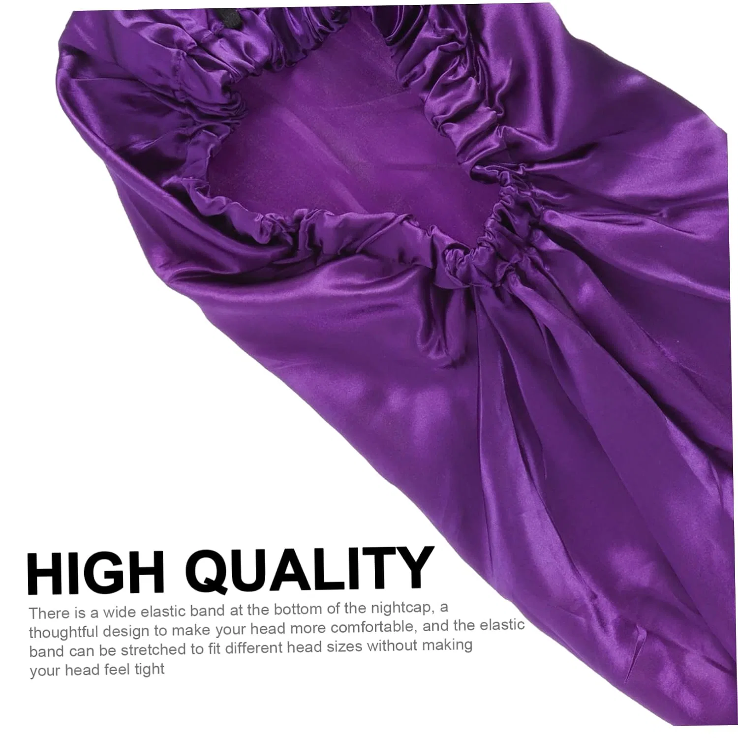 Шапочка для душа Satin, VALICLUD, 2 шт, 90 г, Lila — фото 3