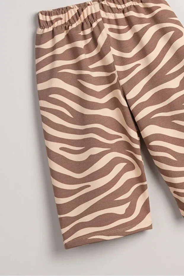 Детские брюки для девочек свободного кроя Bondberro, Zebra — фото 4