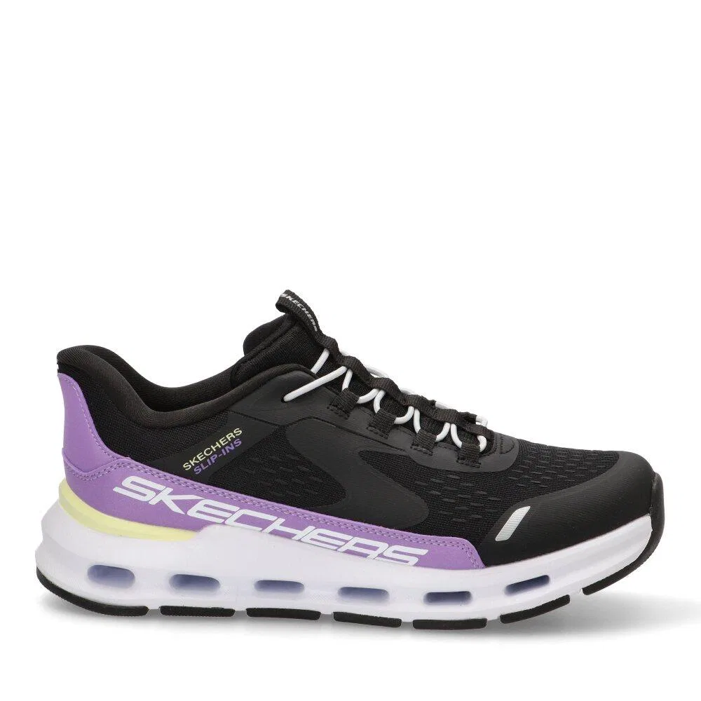 Детские кроссовки с шнуровкой Skechers 303654L-BKPR, Цвет: Schwarz