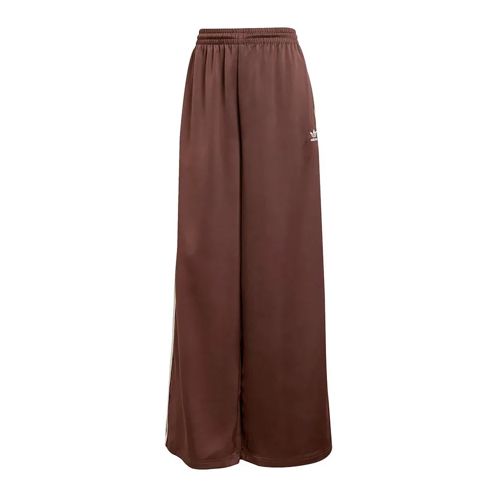 Брюки Adicolor Satin Wide Leg Adidas Originals, коричневый — фото 3