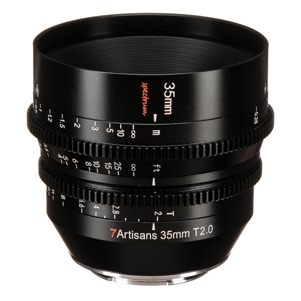 

Кинообъектив 7Artisans 35mm T2.0 Spectrum, Canon RF Mount, черный