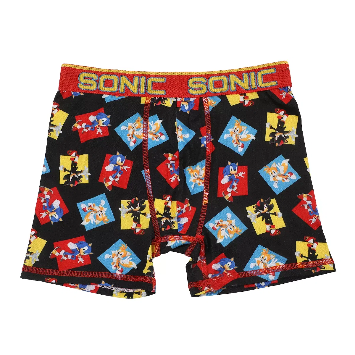 Детские боксеры для мальчиков с принтом Sonic the Hedgehog Modern All-Over Prints, комплект 5 пар, Sonic the Hedgehog, Sonic The Hedgehog Modern — фото 3