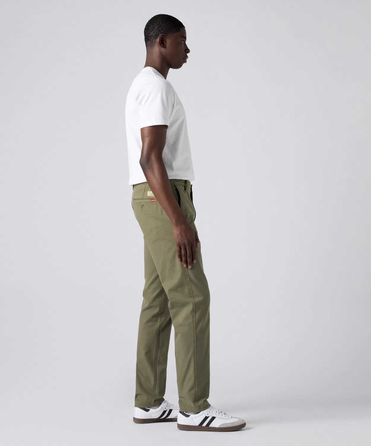 Мужские классические чиносы с зауженным силуэтом Levi's XX CHINO, Green — фото 3