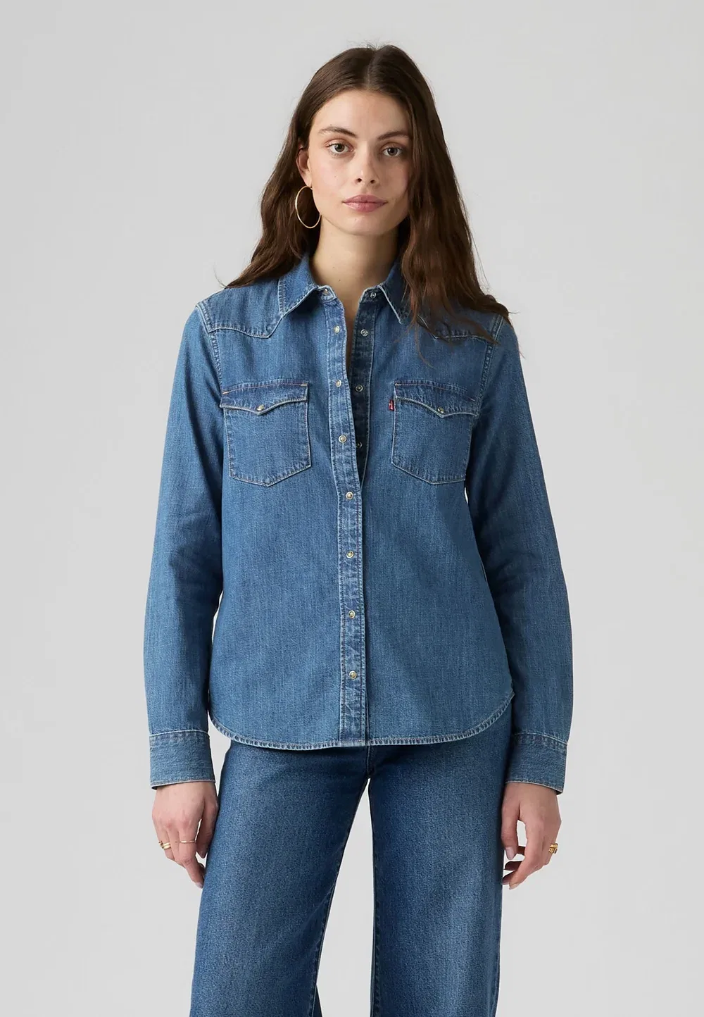 Классический вестерн - блузка на пуговицах Levi'S, All Day Long — фото 2