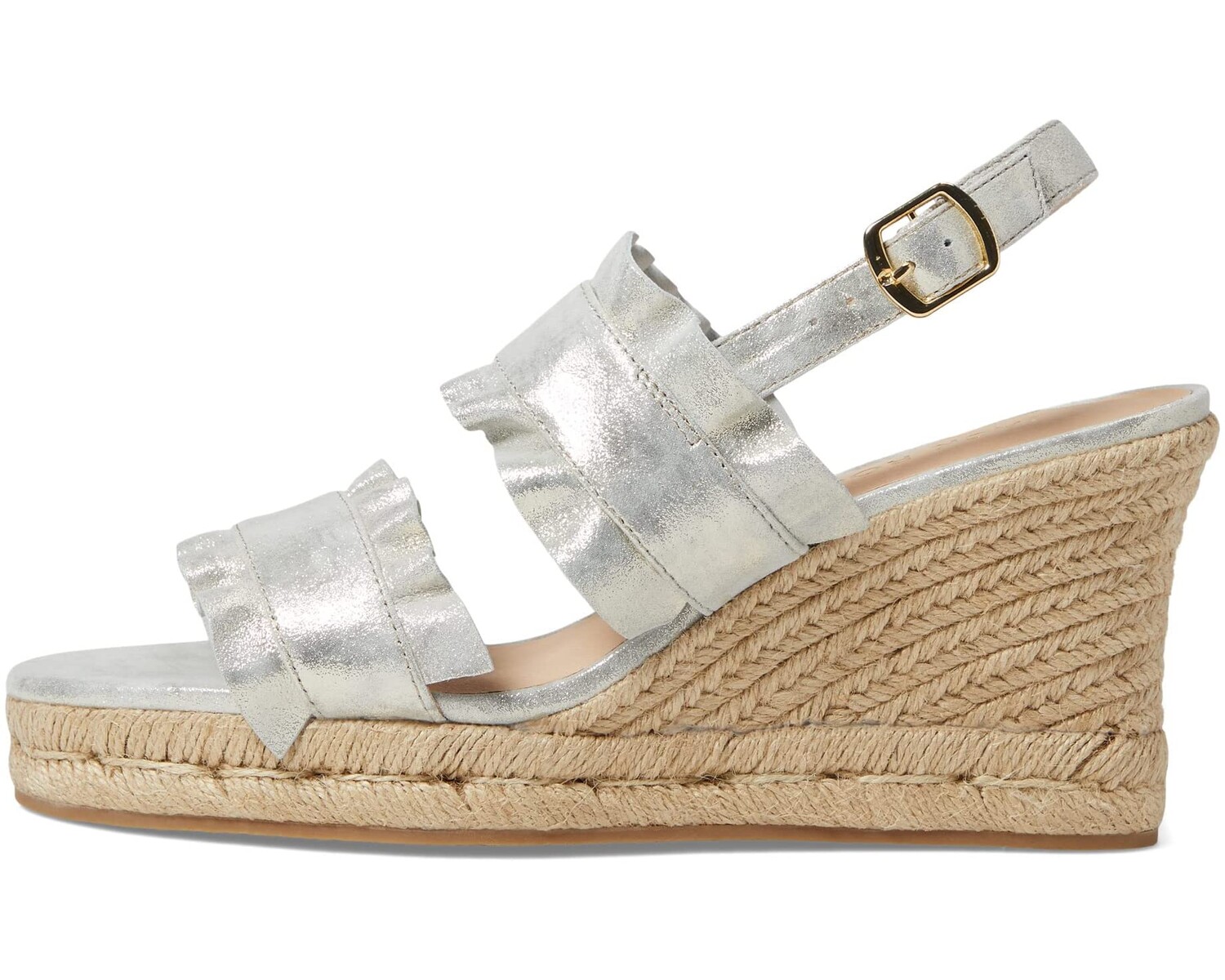 

Туфли на каблуках Rosie Ruffle Wedge Jack Rogers, платина